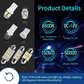 💎 50% DE RÉDUCTION ! 💎 Kit de 42 Pièces d'Éclairage Intérieur pour Voiture – Super Lumineuses, Blanc Pur & Plug & Play 🚗💡