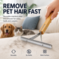🐶Outil anti‑poils d’animaux à manche long ✨Grattage efficace tapis, moquettes et sièges auto 🧹