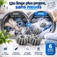 🔥‑50% Réduction ! Boules à linge magiques réutilisables 🧺 Réduisent le froissement, sèchent plus vite, sans produits chimiques ✨