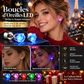 🔥PROMO FLASH -50% ! Boucles d’oreilles couronne lumineuses LED élégantes ✨Parfaites pour soirées, fêtes et événements