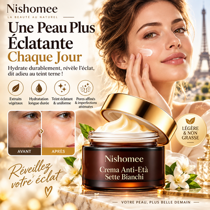 🔥PROMO -50%🌿Crème illuminatrice extraits botaniques, hydrate, unifie teint, tous types de peaux💧