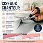 ✂️Ciseaux à bord zig‑zag en acier inoxydable ✨Poignée ergonomique, anti‑effilochage pour couture et bricolage 🧵
