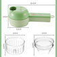 🔥‑51% PROMO FLASH🔪 Mini robot cuisine 4‑en‑1 sans fil : hachoir, éplucheur, brosse, multifonction rapide pour vos préparations 🍲✨