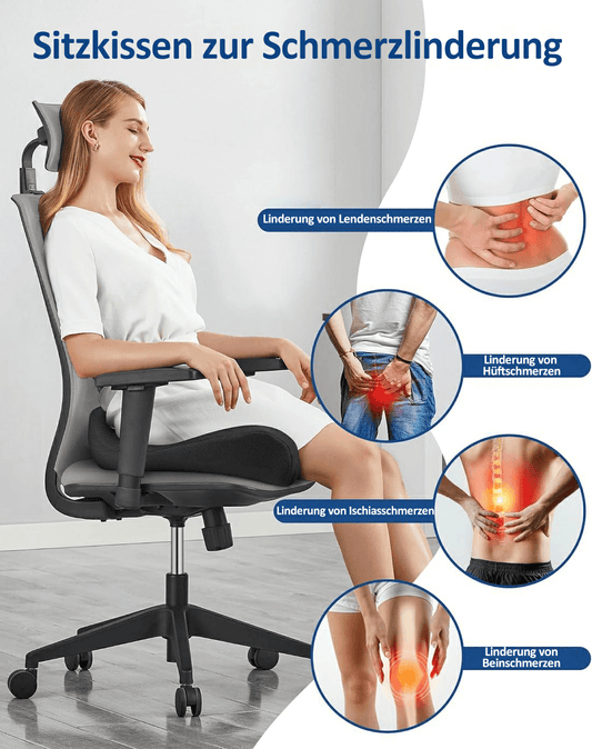 🎁DERNIER JOUR 40 % DE RÉDUCTION🔥Coussin de siège ergonomique en mousse à mémoire de forme