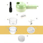 🔥‑51% PROMO FLASH🔪 Mini robot cuisine 4‑en‑1 sans fil : hachoir, éplucheur, brosse, multifonction rapide pour vos préparations 🍲✨