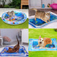 😻🐶💦 Tapis aquatique frais pour animaux, jouet interactif poissons flottants rafraîchissant parfait pour l'été ✨
