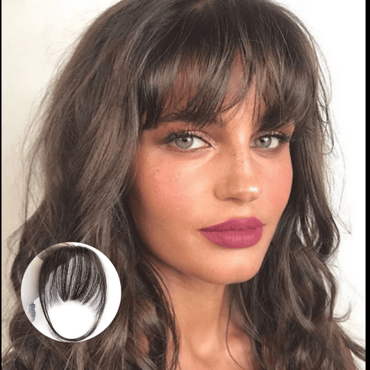 💥💥💖💖 Franges à clipser 100% extensions de cheveux authentiques franges aériennes💖💖💥💥