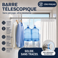 🛏️🪝 Tringle extensible sans trou | Réglable à volonté, montage rapide sans outil, adapté salle de bain et fenêtres ✅