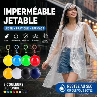 🔥‑50% OFFRE LIMITÉE ☔Imperméable compact portable, haute étanchéité, facile à transporter sac à dos voiture 🎒🌧️