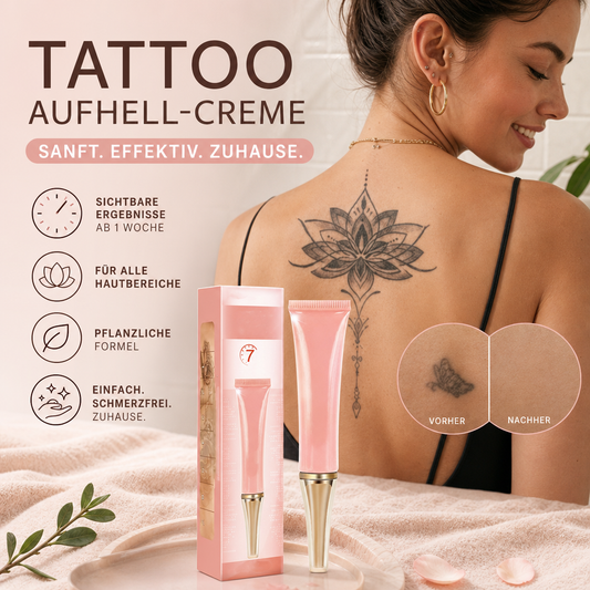 🎁Crème éclaircissante pour tatouages douce, efficace et polyvalente