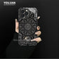 🔥Coque iPhone à motif pentagonal noir🔥