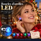 🔥PROMO FLASH -50% ! Boucles d’oreilles couronne lumineuses LED élégantes ✨Parfaites pour soirées, fêtes et événements