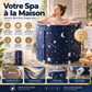 🛁PROMO FLASH 50% ! Baignoire chauffante pliable pour maison✨Cadeau réconfortant, installation simple et gain de place