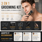 ✨‑50% OFF✨ Kit tondeuse 3‑en‑1 homme 🧔 Coupe & rasage tout‑en‑un, compact, idéal pour soin barbe à la maison ⚡