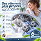 🔥‑50% Réduction ! Boules à linge magiques réutilisables 🧺 Réduisent le froissement, sèchent plus vite, sans produits chimiques ✨