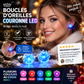 🔥PROMO FLASH -50% ! Boucles d’oreilles couronne lumineuses LED élégantes ✨Parfaites pour soirées, fêtes et événements