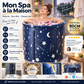 🛁PROMO FLASH 50% ! Baignoire chauffante pliable pour maison✨Cadeau réconfortant, installation simple et gain de place