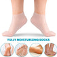 Masque hydratant pour les pieds Chaussettes en silicone protectrices et exfoliantes