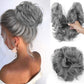 🔥⏰50% DE RÉDUCTION 💇 Postiche chignon flou volumineux, fixation invisible, coiffure rapide en un geste ✨