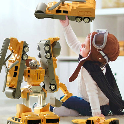 🔥⏰50% DE RÉDUCTION 🧲 Voiture magnétique transformable à assembler, construction libre, jouet créatif pour enfants ✨
