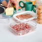 📢📢50 % DE RÉDUCTION !! ⏰Boîtes de conservation alimentaire réutilisables 3 étages avec couvercle transparent pour réfrigérateur