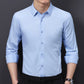 Chemise d'affaires extensible pour hommes résistante aux taches et imperméable