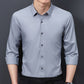 Chemise d'affaires extensible pour hommes résistante aux taches et imperméable