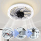 🛏️🪭 Éclairage ventilateur multifonction | Lumière et vitesse ajustables 🌙
