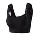 Soutien-gorge sans couture à bretelles larges et à haute élasticité