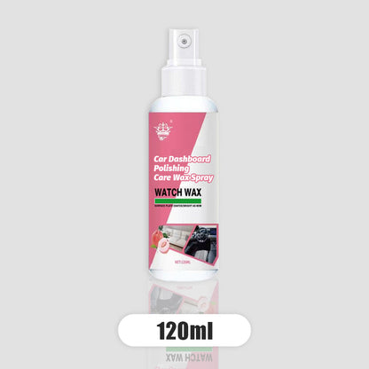 Spray de cire d'entretien à polir pour tableau de bord de voiture