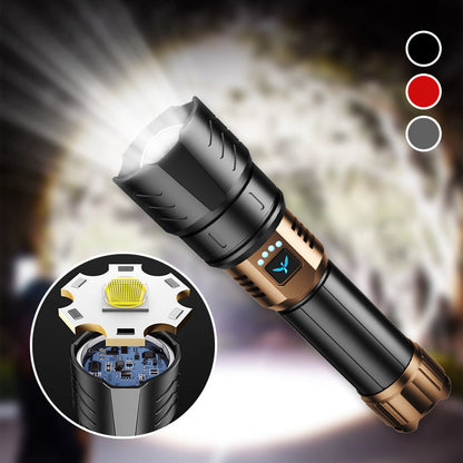 🔥‑50% PROMO FLASH🔦 Lampe de poche LED nouvelle version 2026, haute luminosité, éclairage longue portée pour extérieur ✨🌙