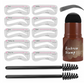🔥PROMO FLASH -50% ! Kit pochoirs et tampons pour sourcils ✨Résultat parfait, maquillage rapide pour tous les jours