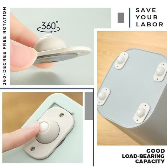 🔥‑50% Réduction ! Poulie universelle à rotation 360° 🛋️ Grande capacité de charge, silencieuse, déplace facilement vos meubles lourds ✨