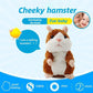 🔥-50% PROMO✨Peluche hamster parlante🐹Répète vos mots, bouge la tête automatiquement, jouet amusant
