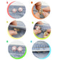 Boucles de Taille Détachables en Forme de Camélia pour Jeans Amples