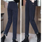 Pantalon chaud à taille haute pour femmes, doublé de polaire