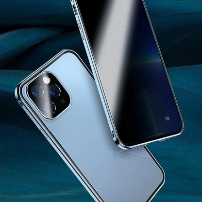 Coque en verre trempé anti-regard pour la série iPhone