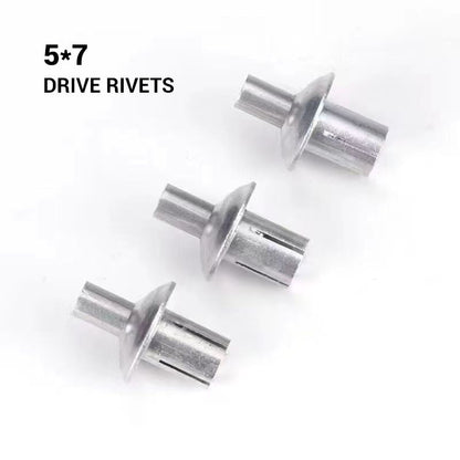 🔥50 PCS Rivets à enfoncer & Rivets à tête fraisée