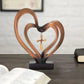 Croix de Jésus de Pâques avec Cœurs Entrelacés