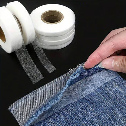 ✂️✨ Bande d'ourlet thermocollante sans couture, ourlages rapides, fixation lavable multi-tissus