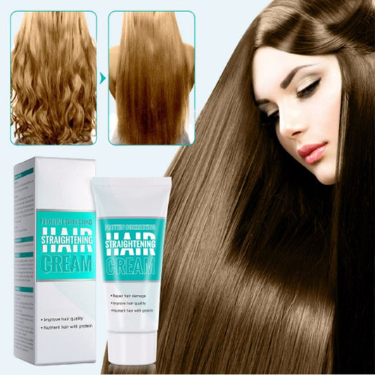 📢📢👧Achetez 3 pour une durée limitée obtenez 2 gratuit✨🌸 Crème lissante aux protéines capillaires🌸