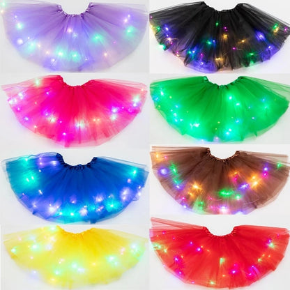 👗 50% DE RÉDUCTION ! ✨ Jupe Tutu LED Magique - Illumination Éclatante avec 8 Modes Lumineux, Parfaite pour Fêtes/Déguisements/Photos 💃🎉