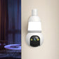 ✨Surveillance intelligente à 360° : Caméra HD sans fil, contrôlable via une application, avec vision nocturne couleur.