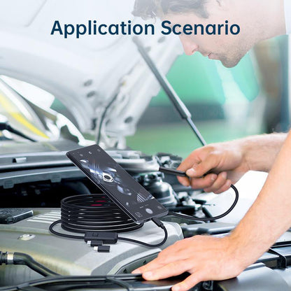 🔍 60% DE RÉDUCTION ! 🌊 Caméra endoscopique HD – Imperméable, Haute résolution & Flexible pour inspections étroites 📱