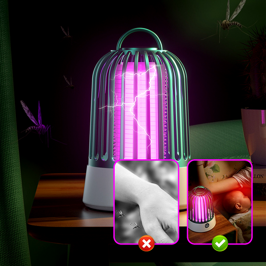 Lampe Électrique Anti-Moustiques Puissante avec Lumière UV 🦟💡 - Protection Insectes avec Style et Efficacité!
