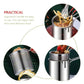 🍟🍤 50% ! 🥘Friteuse Multifonctionnelle Acier Inoxydable 304 – Anti-Éclaboussures, Économe en Huile & Polyvalente.