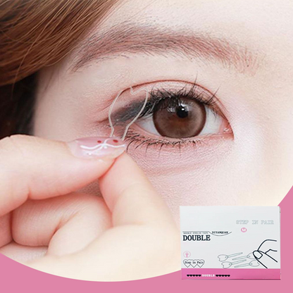 Bandes invisibles à double paupière avec soutien renforcé pour agrandir les yeux