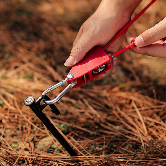 🔥55% DE RÉDUCTION🪢Tente fixe réglable portable - Corde de camping à poulie à dégagement rapide haute résistance🌳 (4 pièces/ensemble)