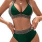 🌊 Limited Time 50% Off-Seductive Women's V-Neck Wave Swimsuit