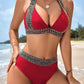🌊 Limited Time 50% Off-Seductive Women's V-Neck Wave Swimsuit
